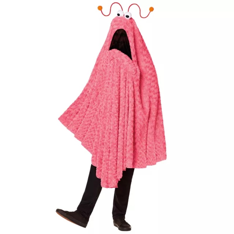 Adult Pink Yip Yip Costume - Sesame Street HOT PINK ONE SIZE FITS MOST