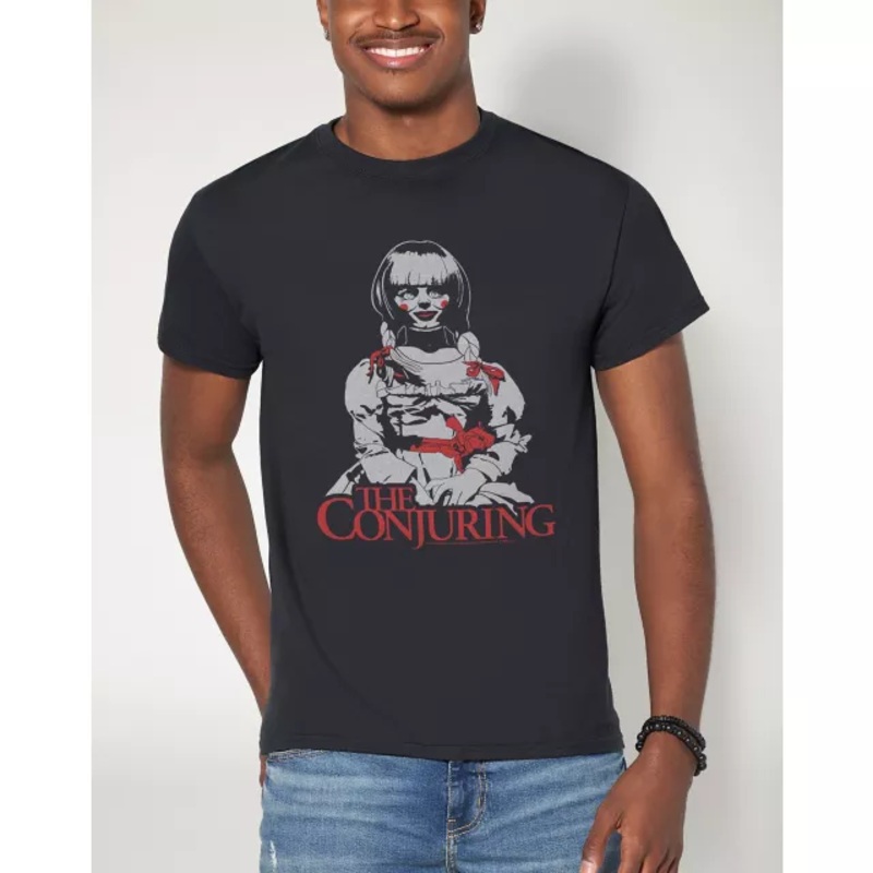 Annabelle Doll T Shirt - The Conjuring BLACK ADULT SMALL