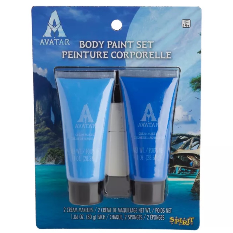 Avatar Body Paint - Avatar: The Way of Water BLUE ONE SIZE FITS MOST