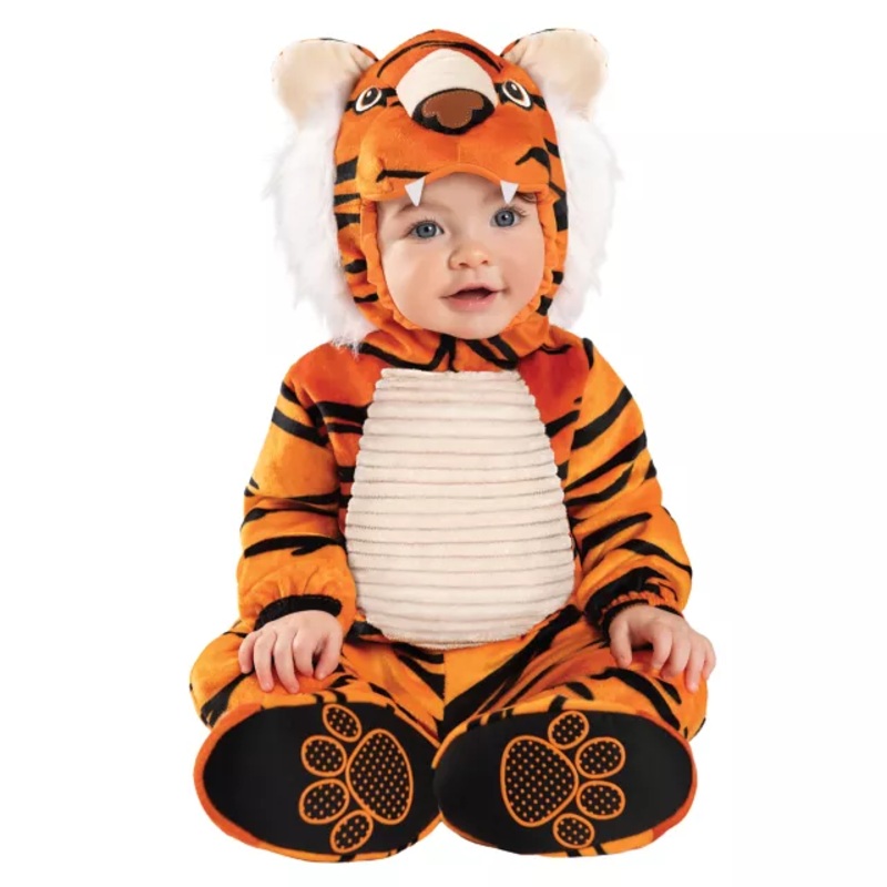 Baby Tiger Costume ORANGE 0 TO 6 MONTHS