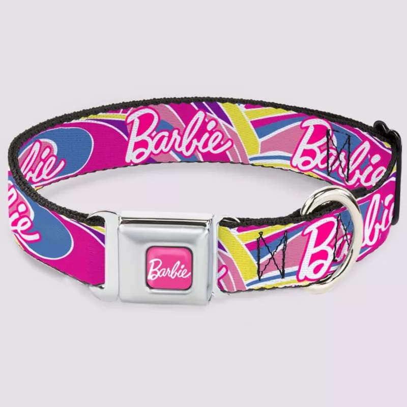 Buckle-Down Barbie Dog Collar PINK PET SMALL