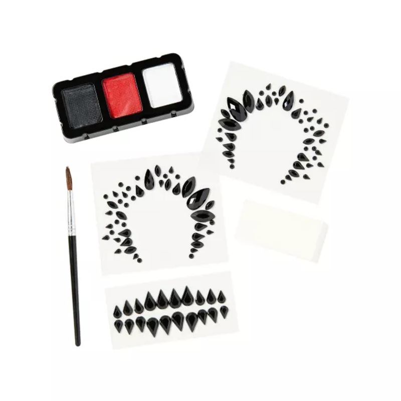 Devil Makeup Kit RED/WHITE/BLACK