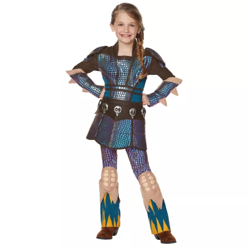 Kids Astrid Costume - How to Train Your Dragon BROWN CHILD SMALL