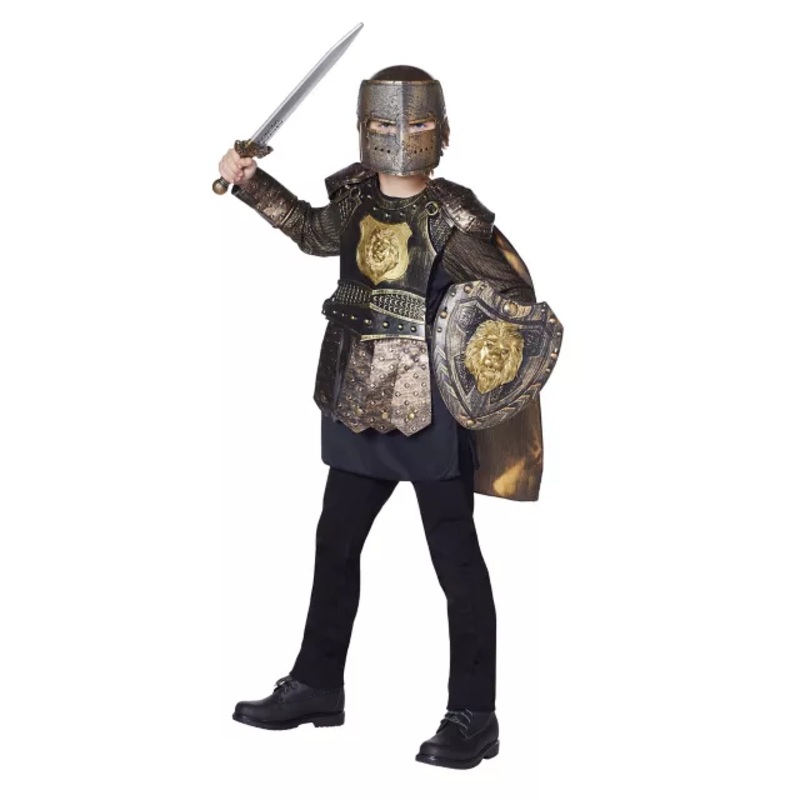 Kids Gladiator Costume GRAY CHILD SMALL