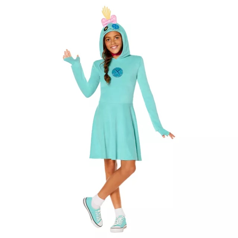Kids Scrump Dress Costume - Lilo & Stitch TEAL CHILD SMALL