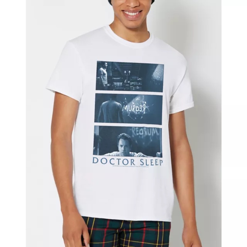 Panel Doctor Sleep T Shirt WHITE ADULT SMALL