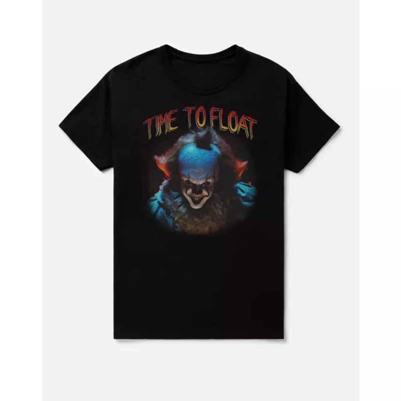 Pennywise Time To Float T Shirt - It BLACK ADULT MEDIUM