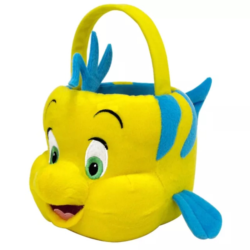 Plush Flounder Treat Bucket - The Little Mermaid  No Size