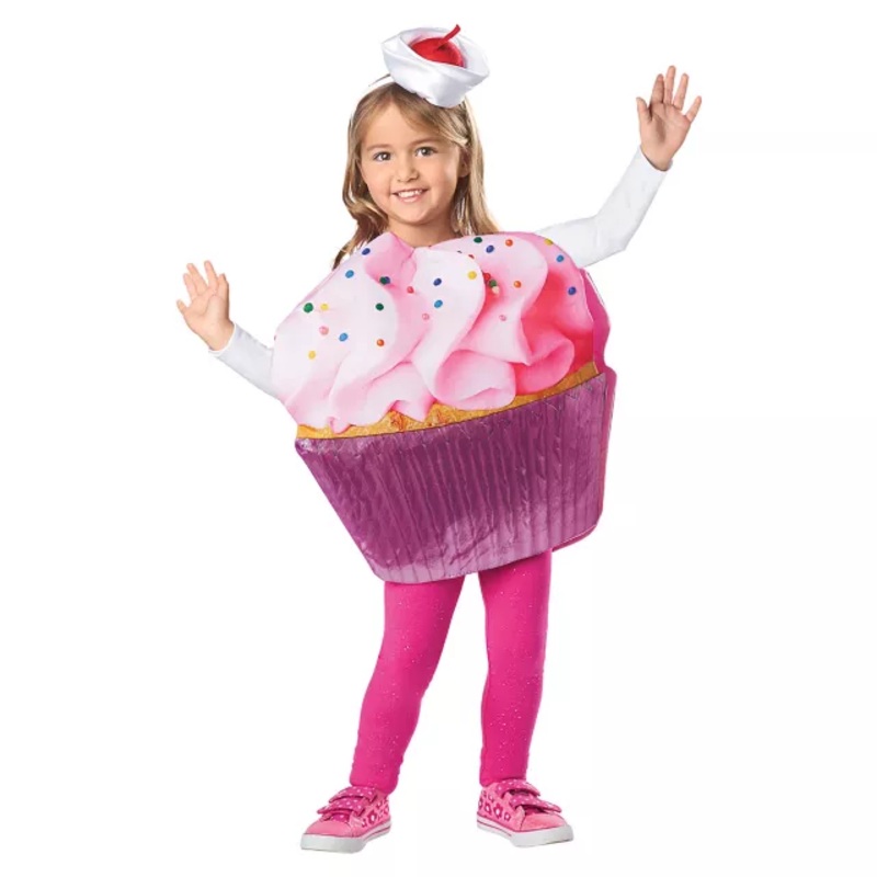 Toddler Cupcake Costume PINK CHILD ONE SIZE