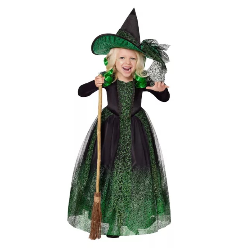 Toddler Green Witch Costume GREEN 2T