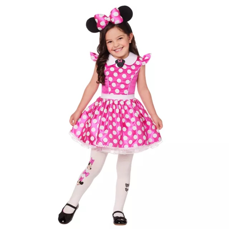 Toddler Minnie Mouse Dress Costume - Mickey and Friends PINK 2T