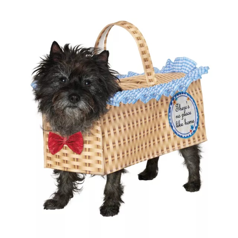 Toto Basket Pet Costume - The Wizard of Oz BROWN PET SMALL