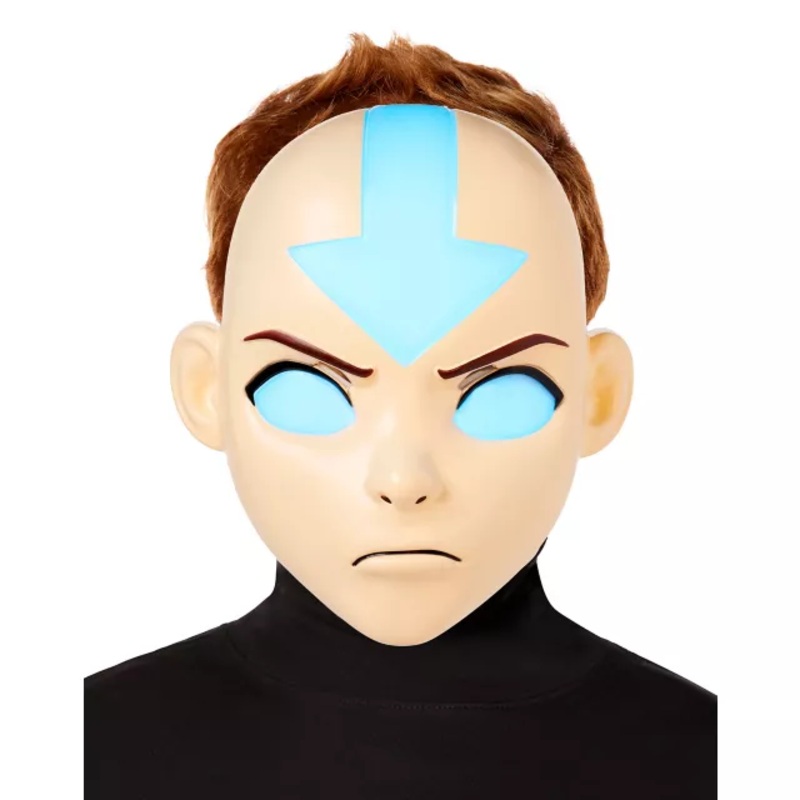 Aang Half Mask - Avatar: The Last Airbender BLUE ONE SIZE FITS MOST
