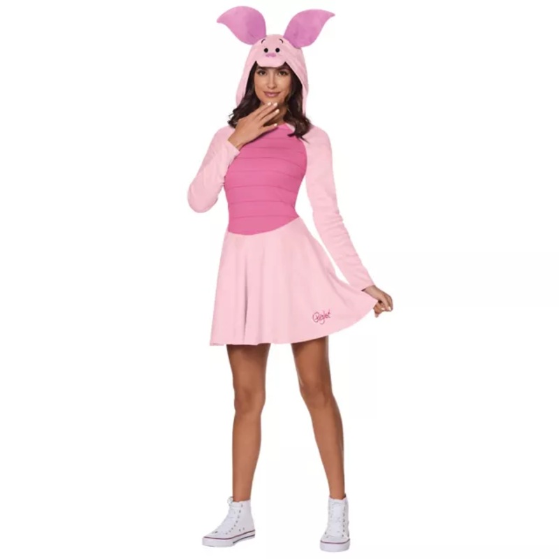 Adult Piglet Costume - Winnie the Pooh PINK ADULT EX SMALL