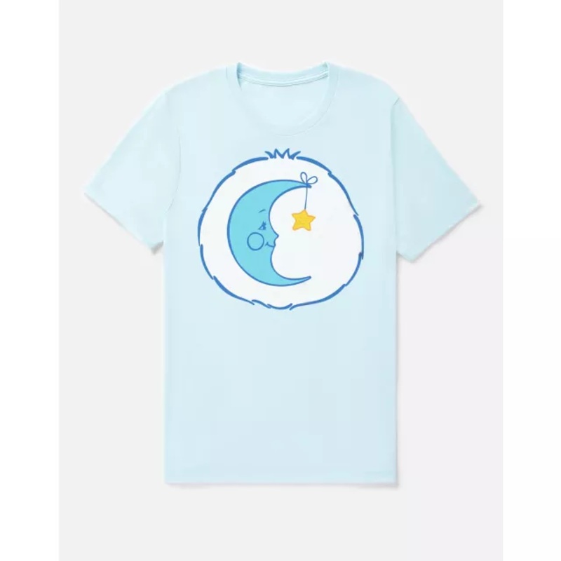 Care Bears Bedtime Bear T Shirt LIGHT BLUE ADULT SMALL