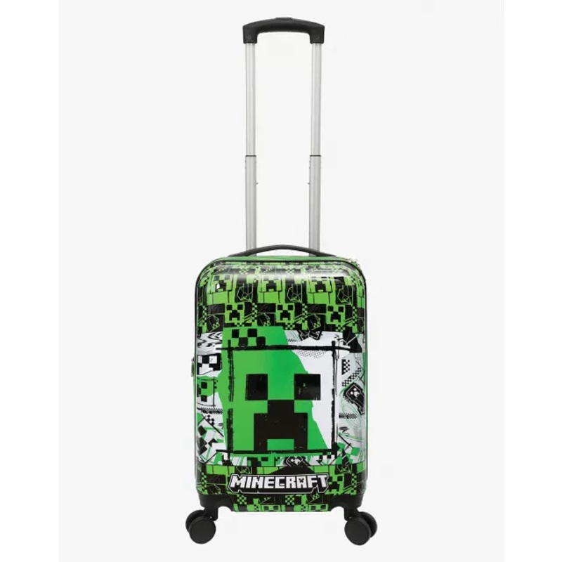 Creeper Luggage Case - Minecraft GREEN 20 INCH