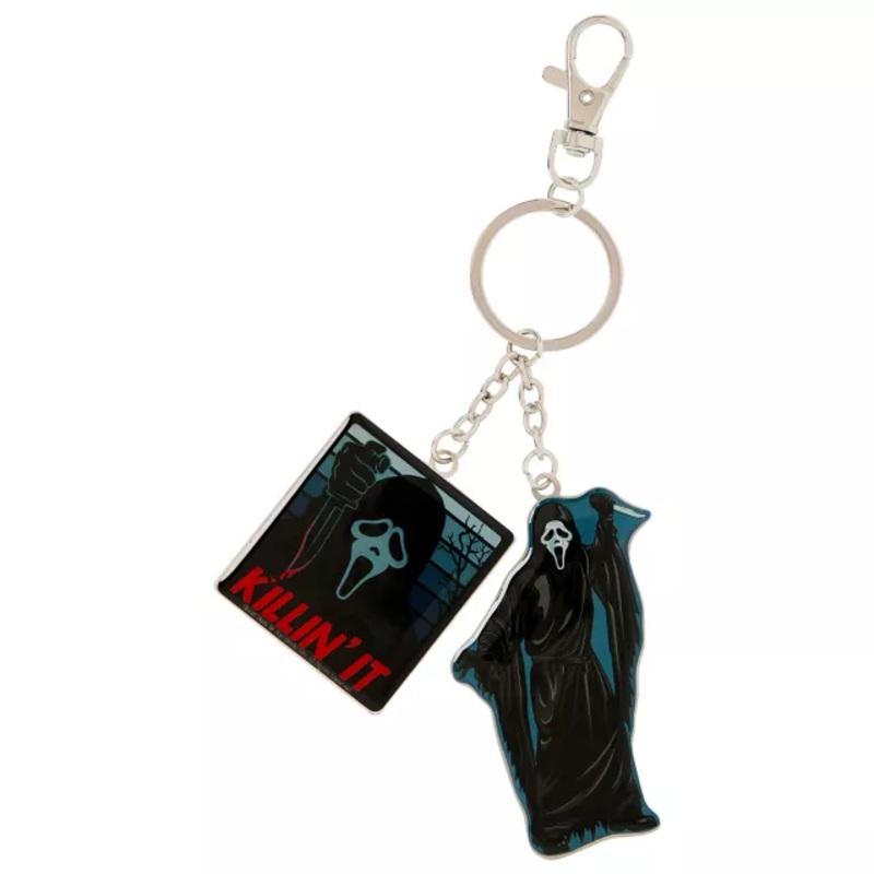 Ghost Face Keychain BLACK AND RED
