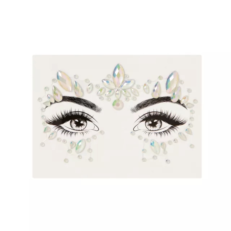 Glow in the Dark Face Gems GLOW IN THE DARK