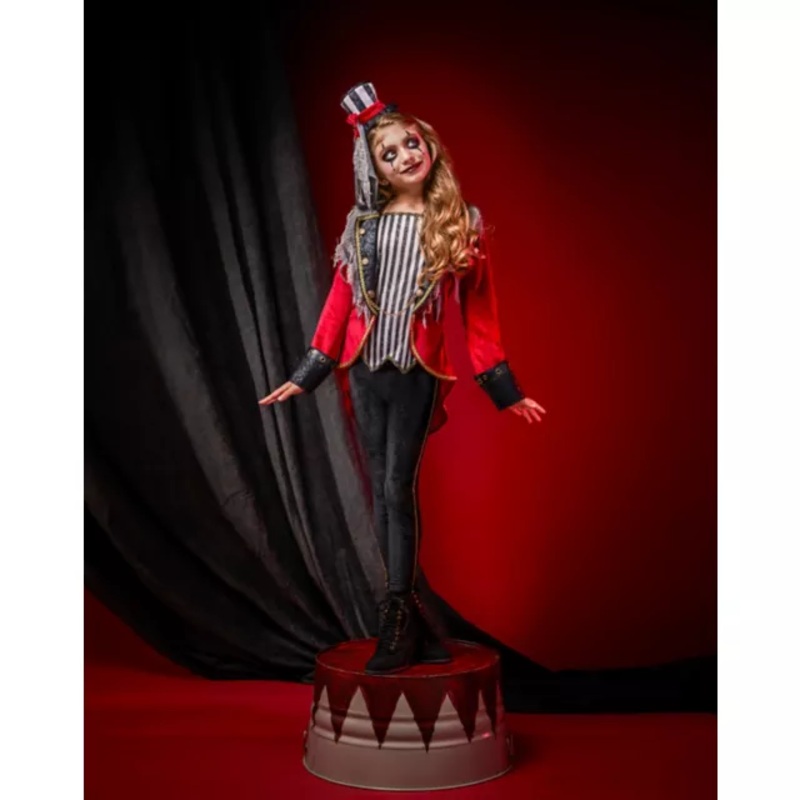 Kids Daring Ringleader Costume BLACK AND RED CHILD MEDIUM