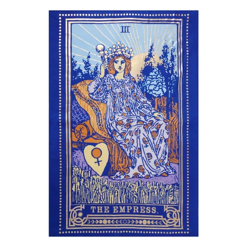 The Empress Tarot Tapestry MULTI-COLOR