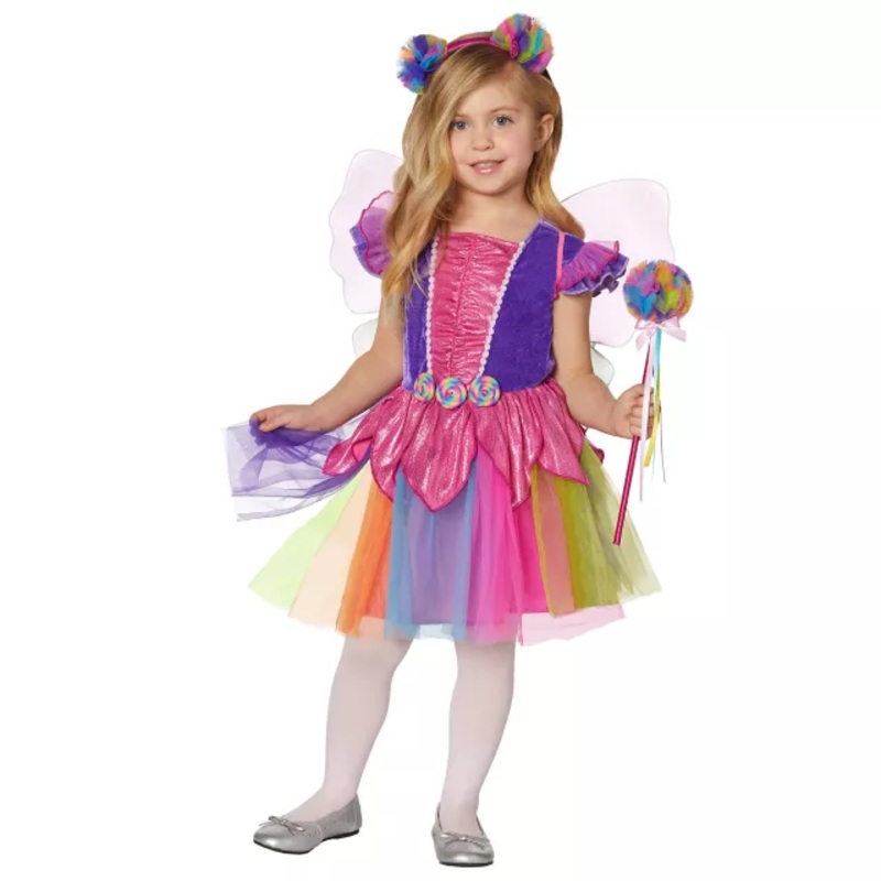 Toddler Rainbow Fairy Costume RAINBOW 2T