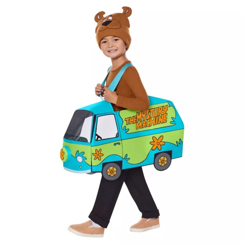Toddler The Mystery Machine Ride-Along Costume - Scooby-Doo TEAL T 1 SZ FIT MOST
