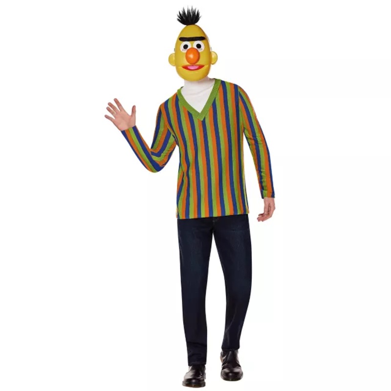 Adult Bert Costume Kit - Sesame Street MULTI-COLOR ADULT SMALL