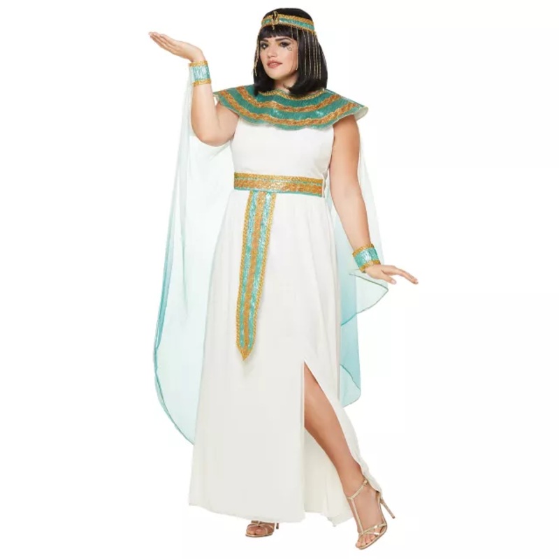 Adult Cleopatra Plus Size Costume WHITE 1X