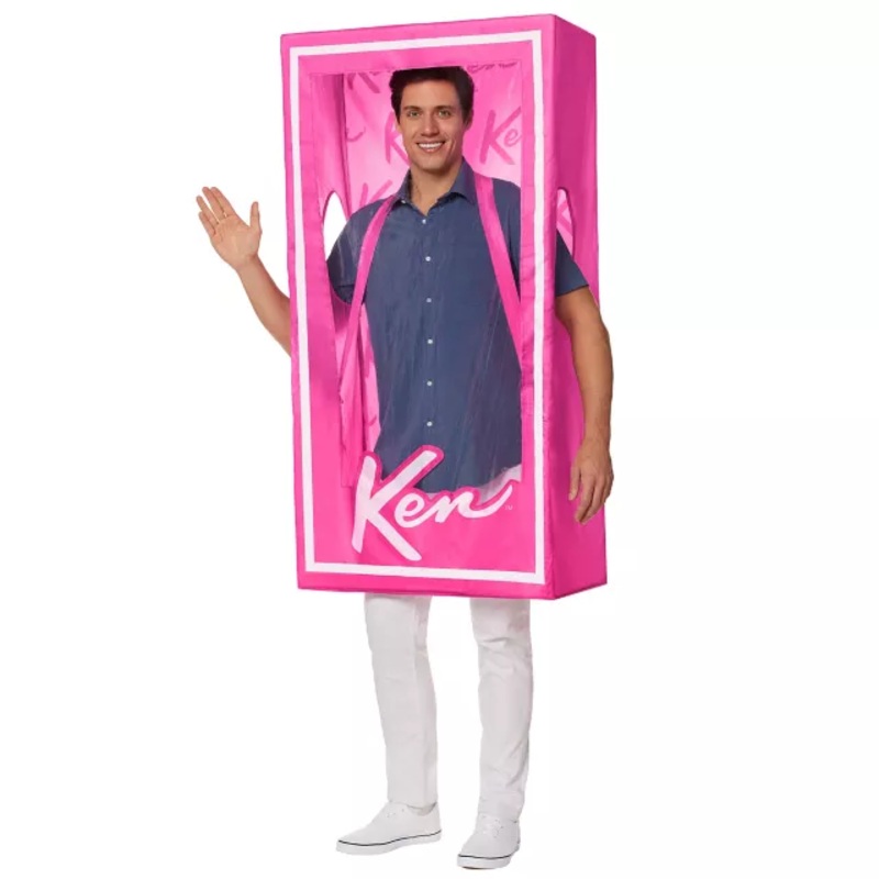Adult Ken Box Costume - Barbie HOT PINK ONE SIZE FITS MOST