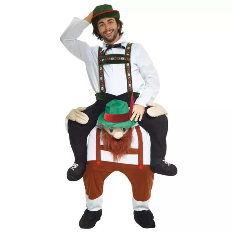Adult Oktoberfest Ride-Along Costume MULTI-COLOR ONE SIZE FITS MOST