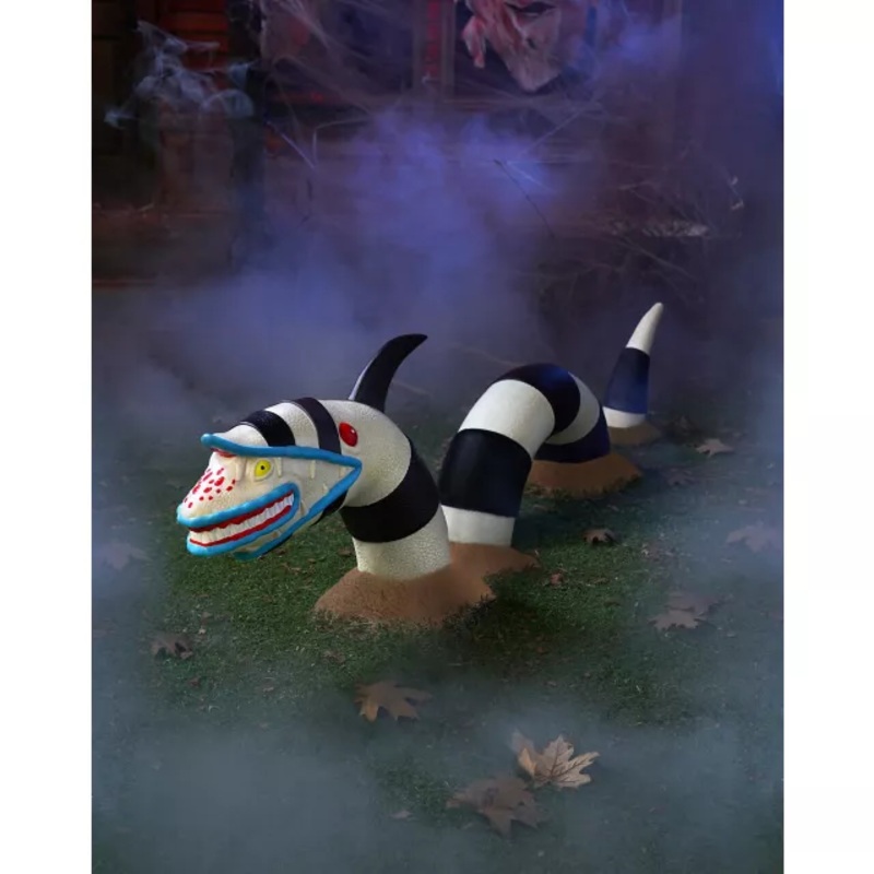 Ground Breaking Beetlejuice Sandworm Prop BLACK / MULTI
