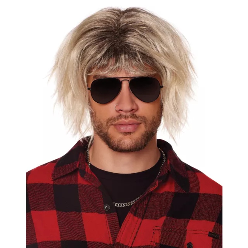 Grunge Rock Wig BLONDE ONE SIZE FITS MOST