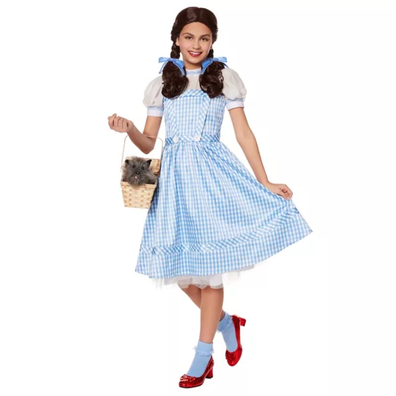 Kids Dorothy Costume - The Wizard of Oz BLUE / WHITE CHILD SMALL
