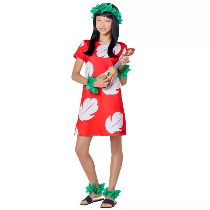 Kids Lilo Costume - Lilo & Stitch RED CHILD SMALL