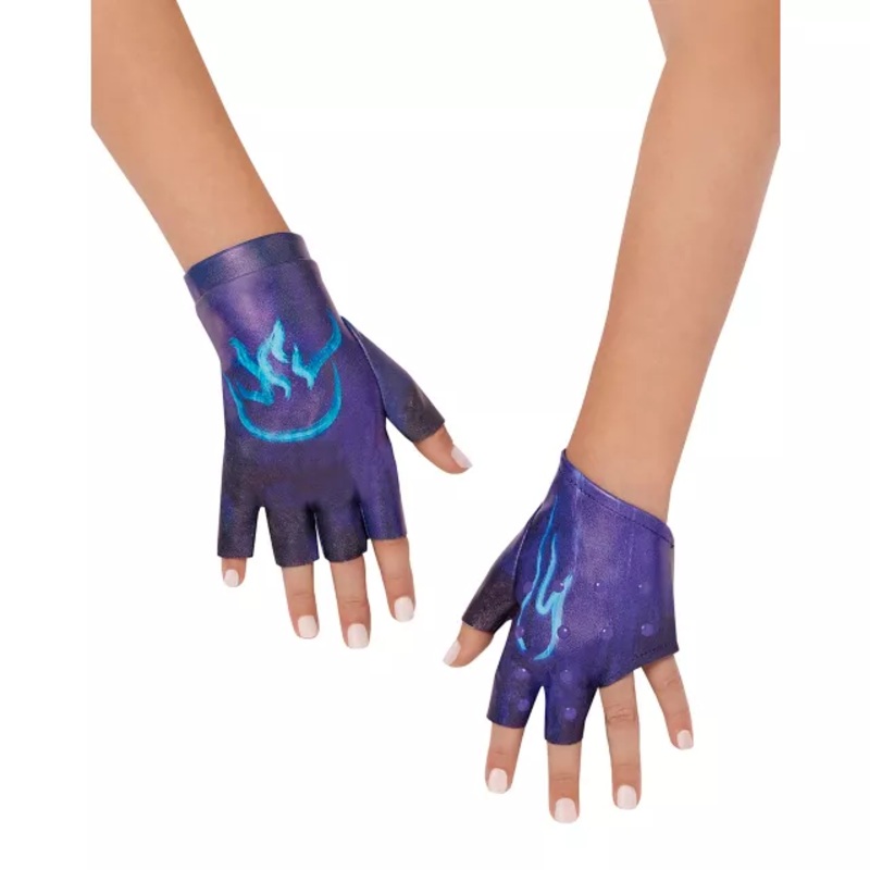 Kids Mal Gloves - Descendants PURPLE CHILD ONE SIZE