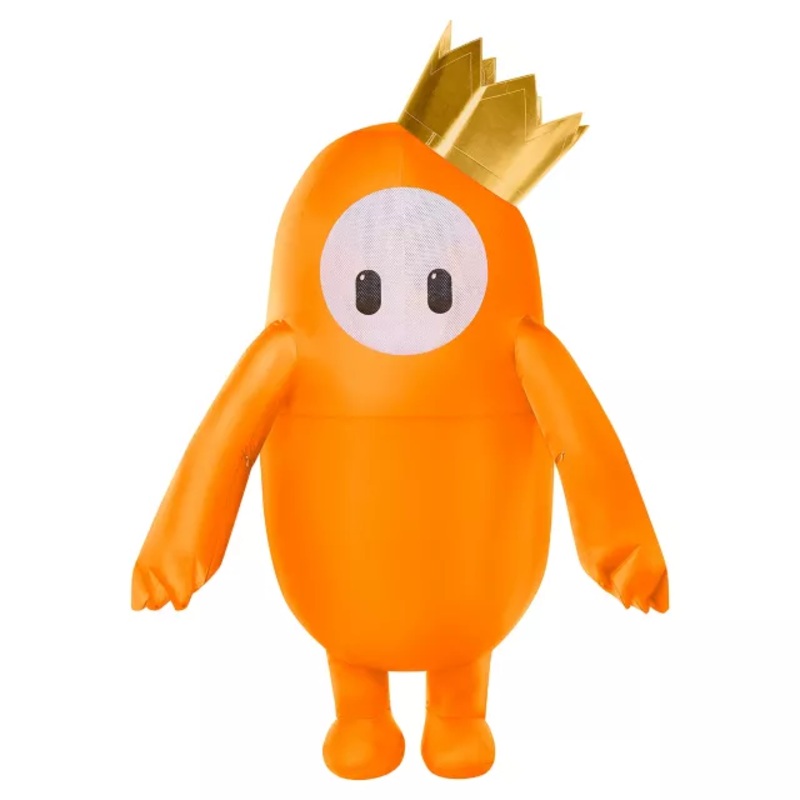 Kids Orange Inflatable Costume - Fall Guys ORANGE CHILD ONE SIZE
