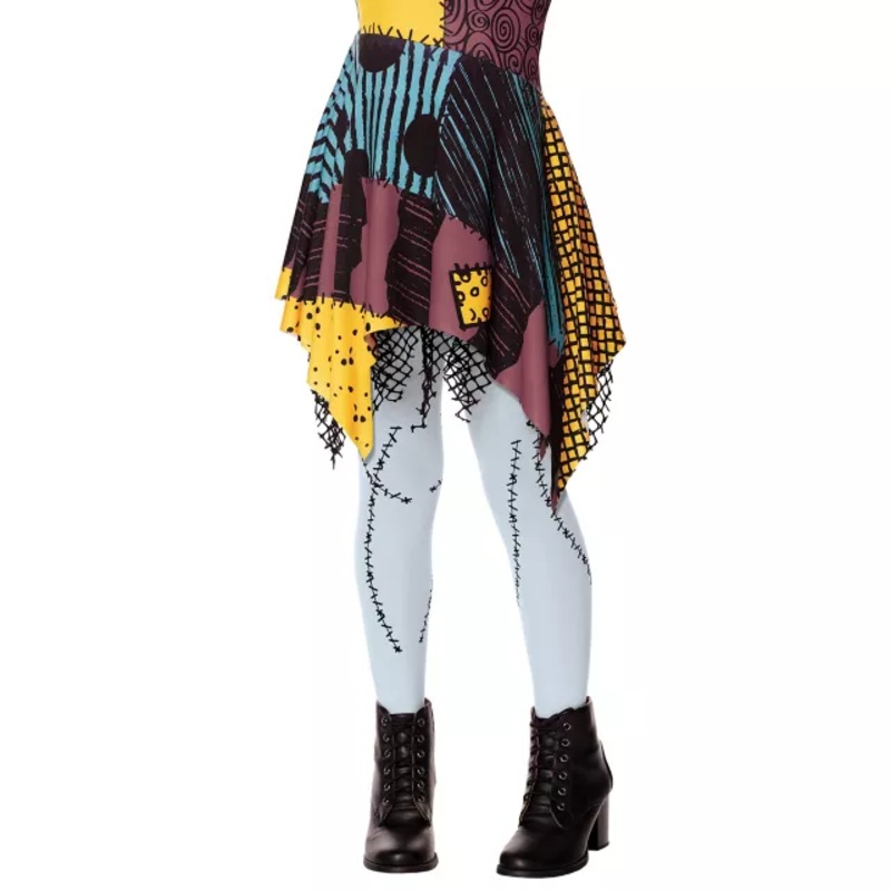 Kids Sally Stitched Tights - The Nightmare Before Christmas LIGHT BLUE GIRLS S/M