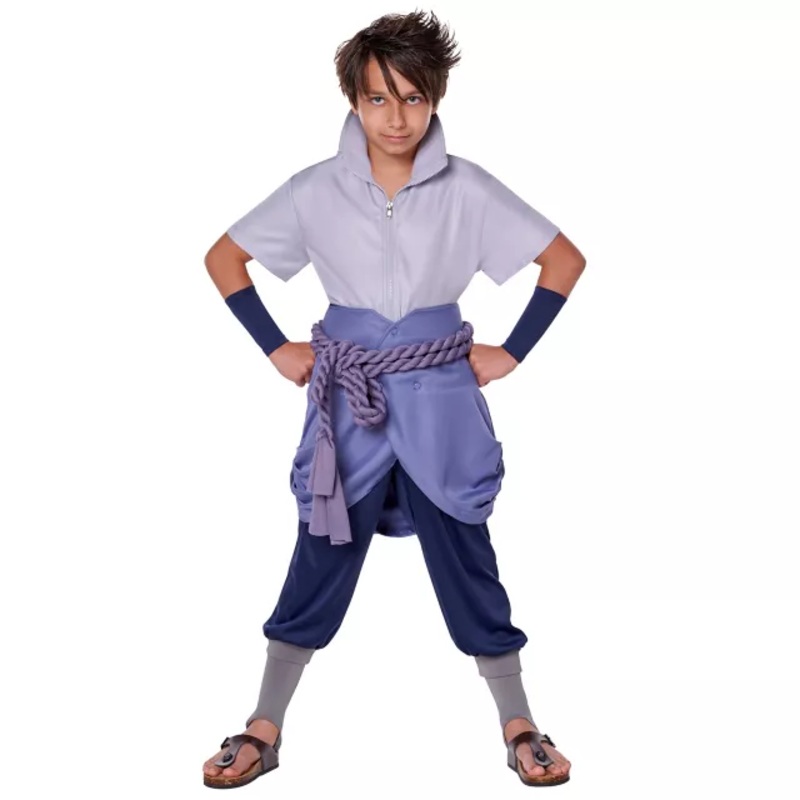 Kids Sasuke Costume - Naruto Shippuden BLUE CHILD MEDIUM