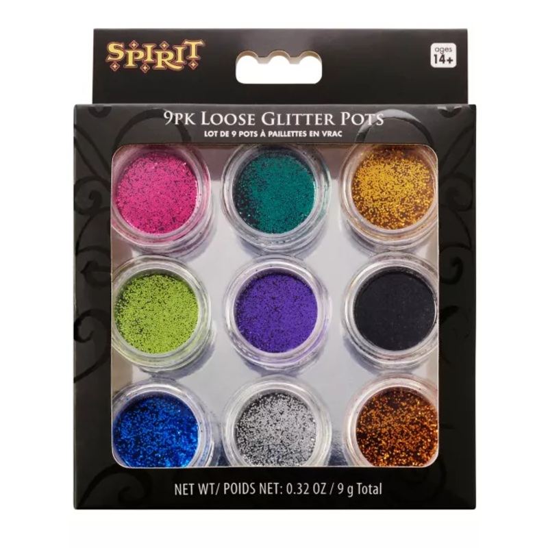 Loose Glitter Kit - 9 Pack MULTI-COLOR