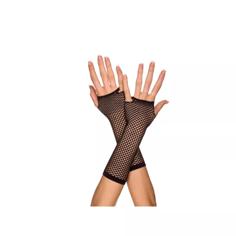 Mini Dimaond Net Black Child Gloves BLACK CHILD ONE SIZE