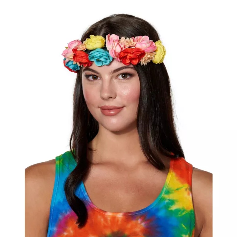 Multi Flower Headband MULTI-COLOR ONE SIZE FITS MOST