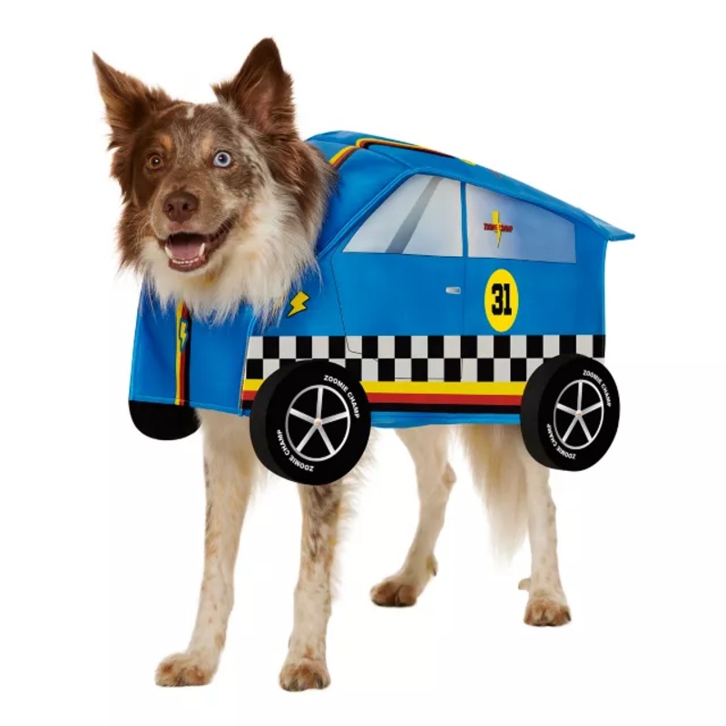 Racecar Pet Costume RED PET MEDIUM