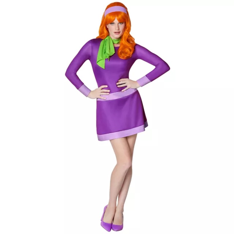 Adult Daphne Costume - Scooby-Doo PURPLE ADULT EX SMALL