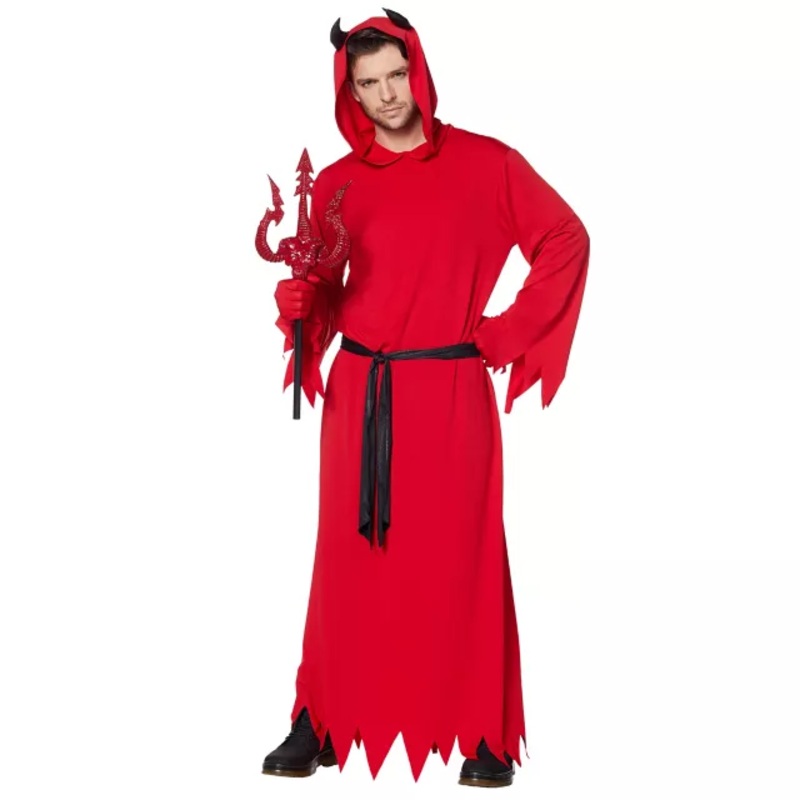 Adult Devil Costume RED SMALL/MEDIUM