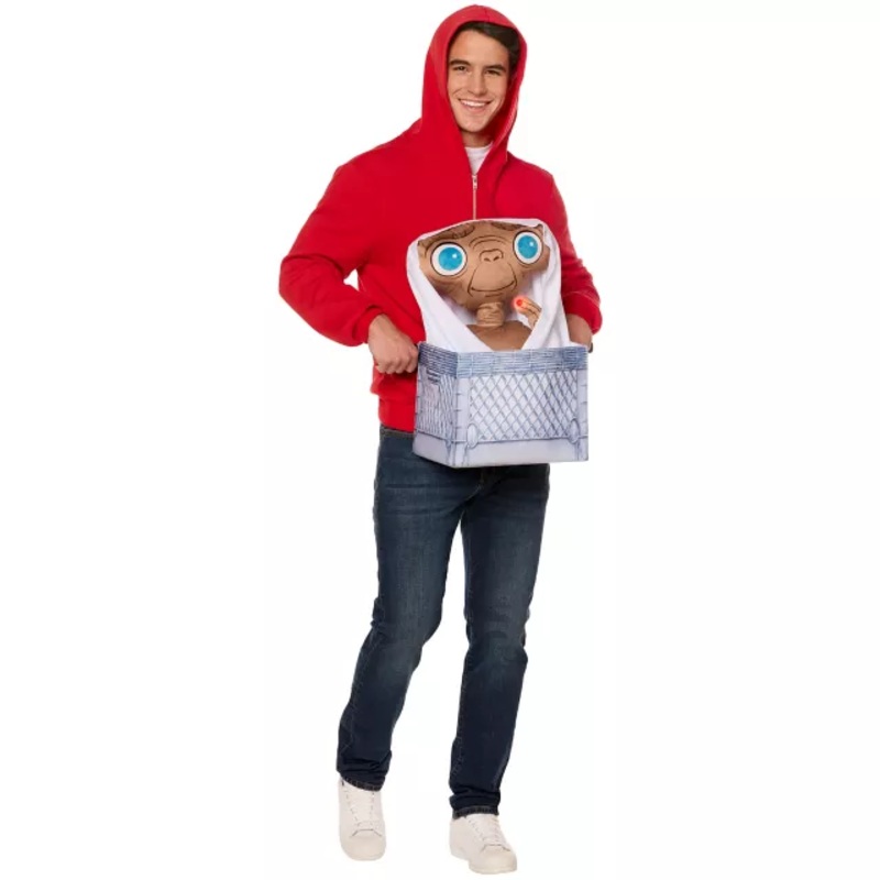 Adult Elliot with Light-Up E.T. Costume - E.T. the Extra-Terrestrial RED ADULT SMALL