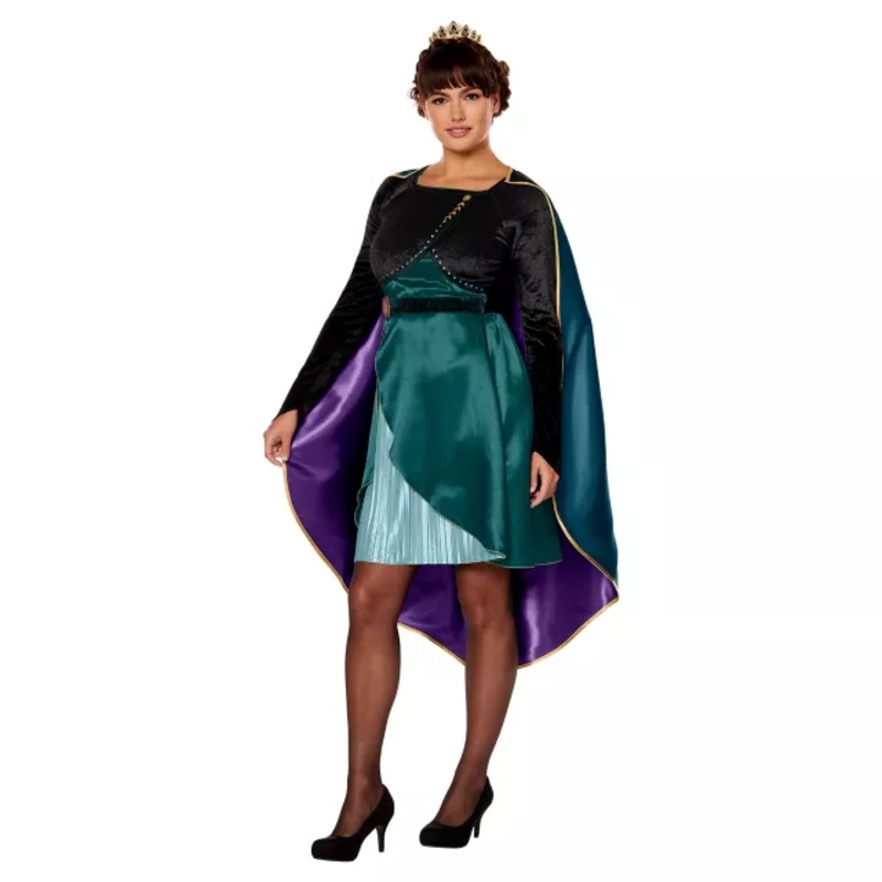Adult Queen Anna Costume - Frozen 2 BLUE ADULT SMALL