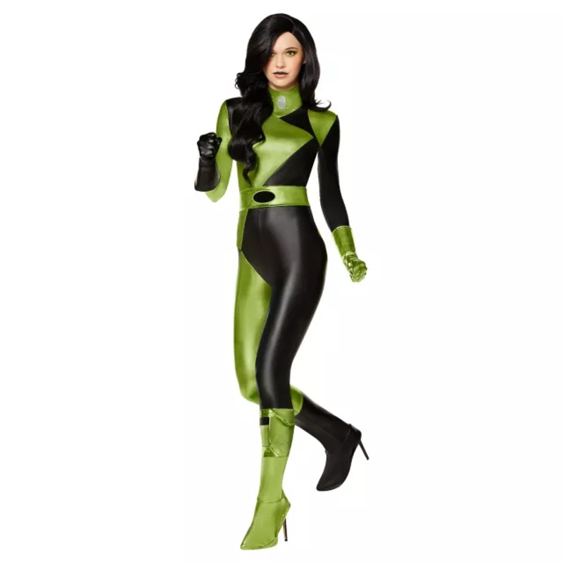 Adult Shego Costume - Kim Possible GREEN ADULT EX SMALL