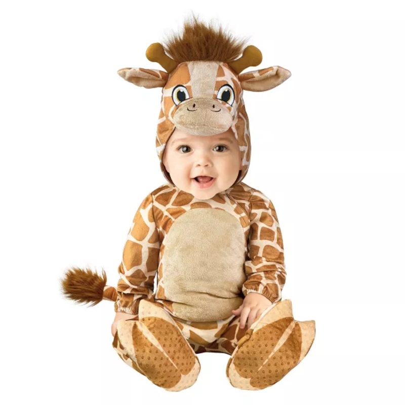 Baby Giraffe Costume BROWN 0 TO 6 MONTHS