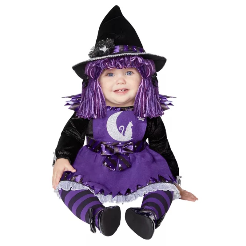 Baby Wittle Witch Costume BLACK 0 TO 6 MONTHS