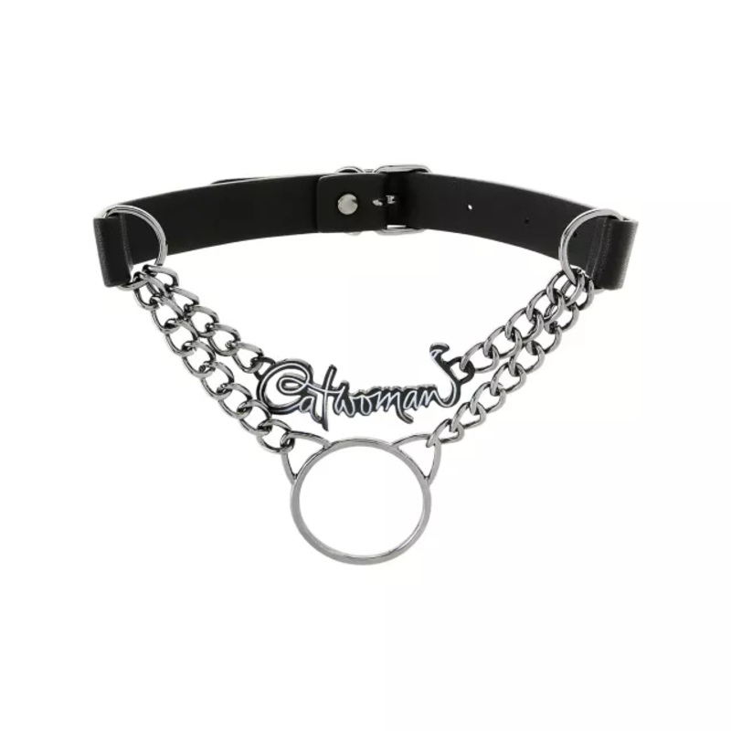 Catwoman Choker Necklace BLACK ONE SIZE FITS MOST